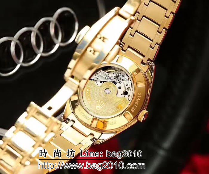 勞力士ROLEX 316L精鋼表殼 全自動機械 情侶腕表 WSS3281